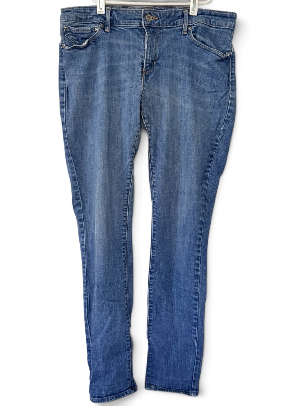 Levi’s Demi Curve 14/32 Skinny Stretch Jeans Medium Blue Mid-rise Stretch